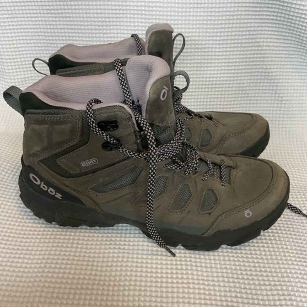 Oboz B-Dray Sawtooth X Mid Lace Up Rockfall Hiking Ankle Boots Women 11M Vietnam